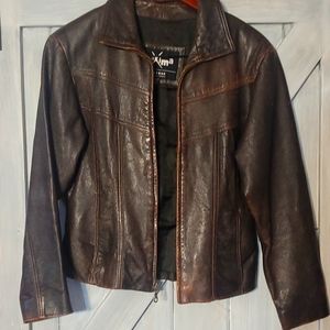 Wilson's maxima vintage leather jacket. Fully lined.